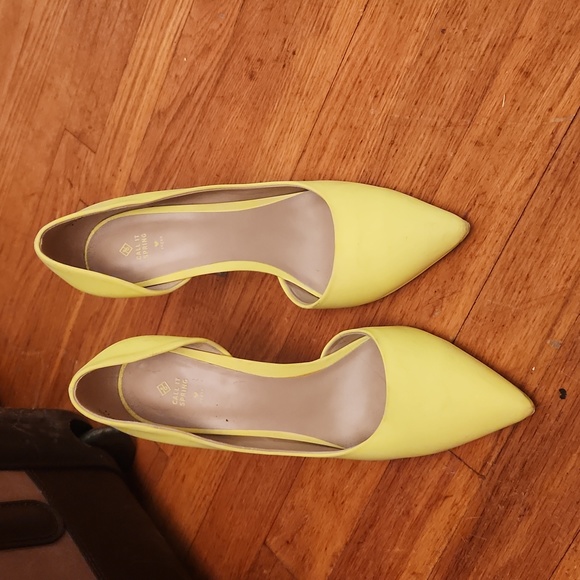Call It Spring Shoes Neon Yellow Heels Poshmark